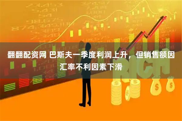 翻翻配资网 巴斯夫一季度利润上升，但销售额因汇率不利因素下滑